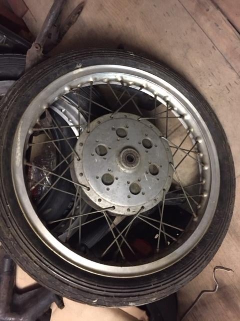 Norton WM 1 racevelg, Ophalen, Gebruikt