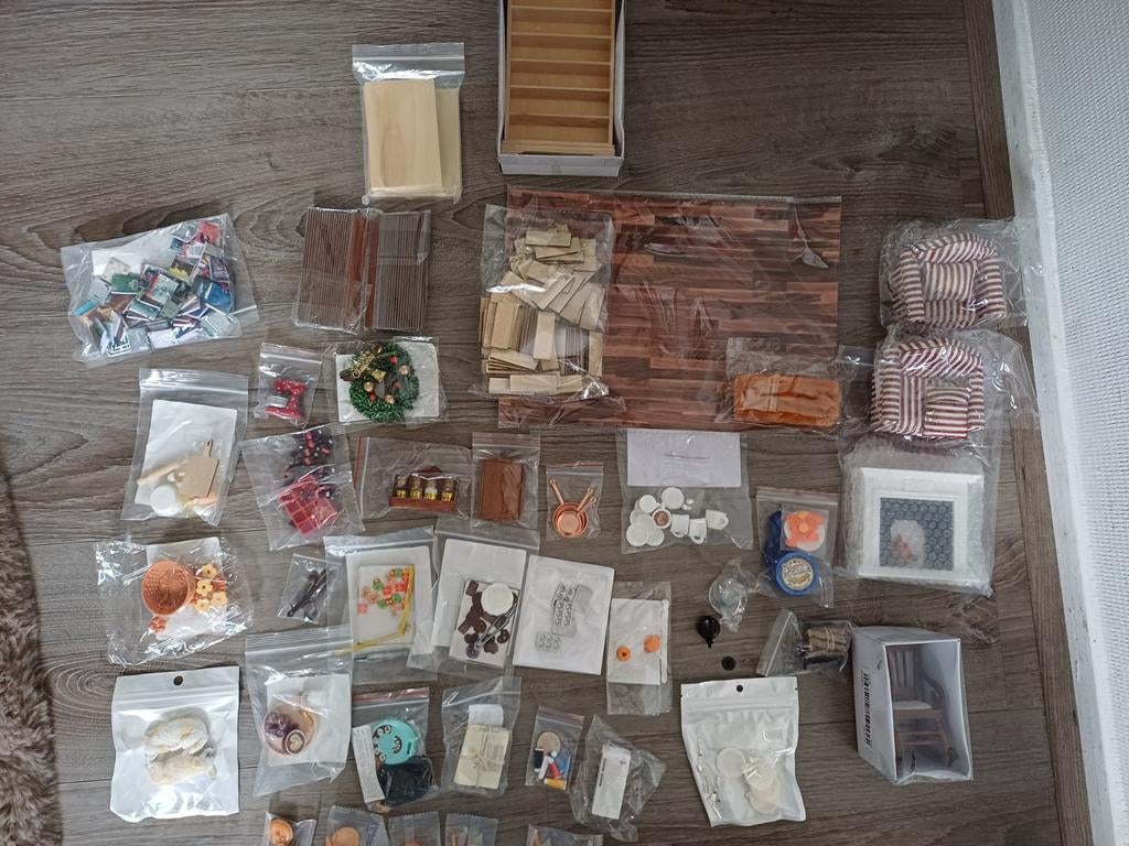 Bulk miniaturen, Verzamelen, Poppenhuizen en Toebehoren, Nieuw, Poppenhuis, Ophalen of Verzenden