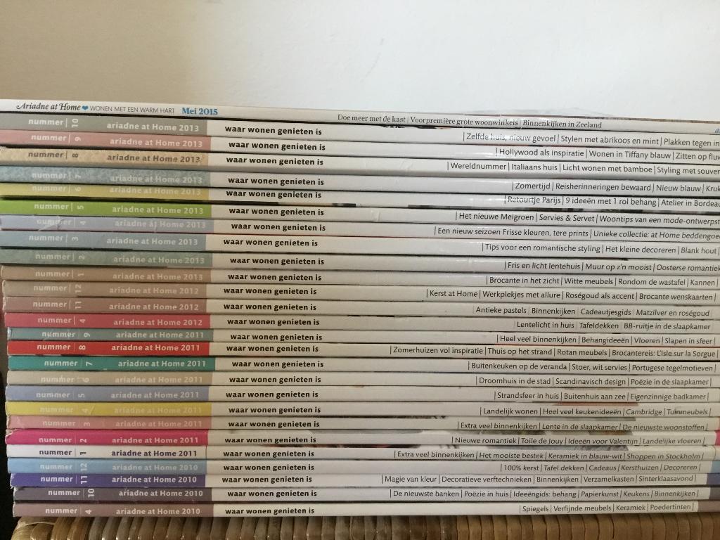 Stapel Ariadne at Home 2010-2015, Ophalen, Gelezen, Damesbladen