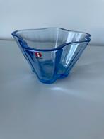 Iittala Aalto Schaaltje Aqua Blauw 75mm - Zo goed als nieuw, Huis en Inrichting, Ophalen, Schaal, Overige vormen, Glas