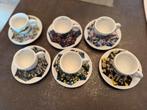 ILLY ART Collection 2007 complete set van 6, Ophalen, Nieuw, Porselein, Kop en/of schotel