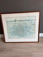 Prent Zaltbommel met lijst, Ophalen, 1800 tot 2000, Nederland, Landkaart