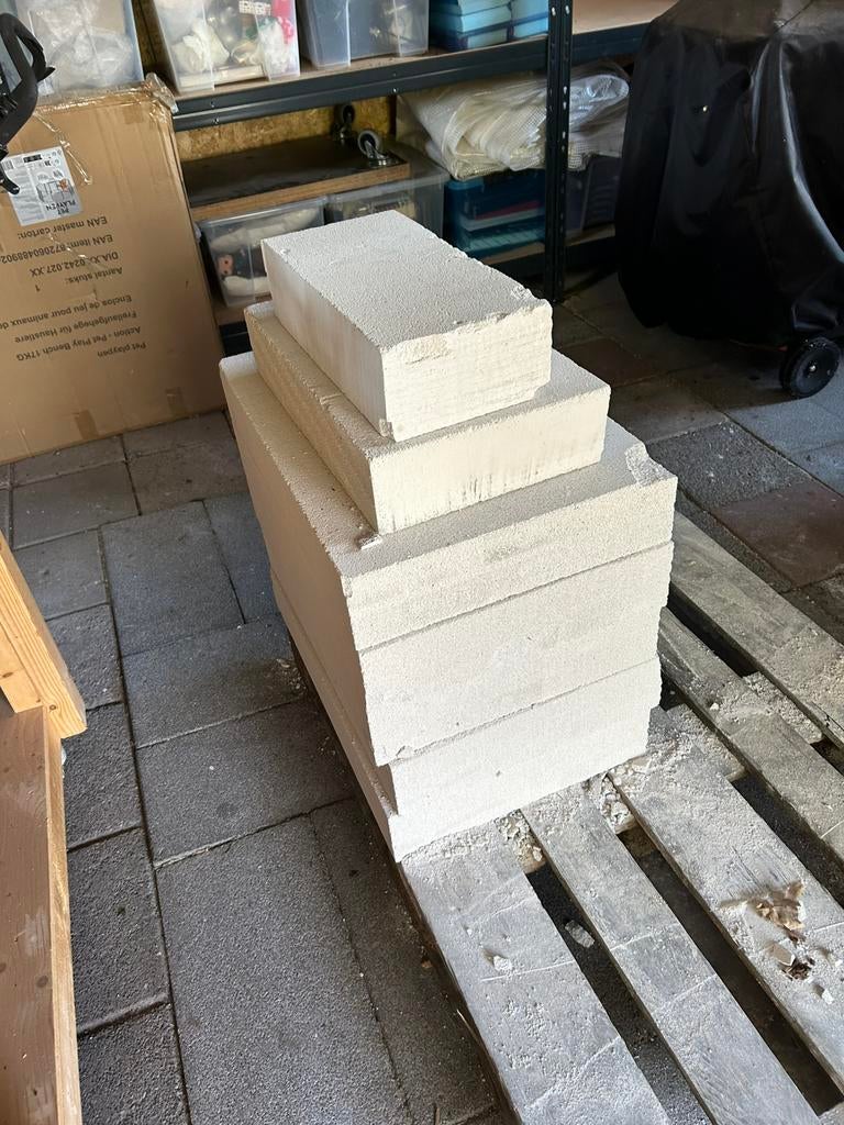 Cellenbetonblokken, Ophalen, Nieuw, Kalkzandstenen