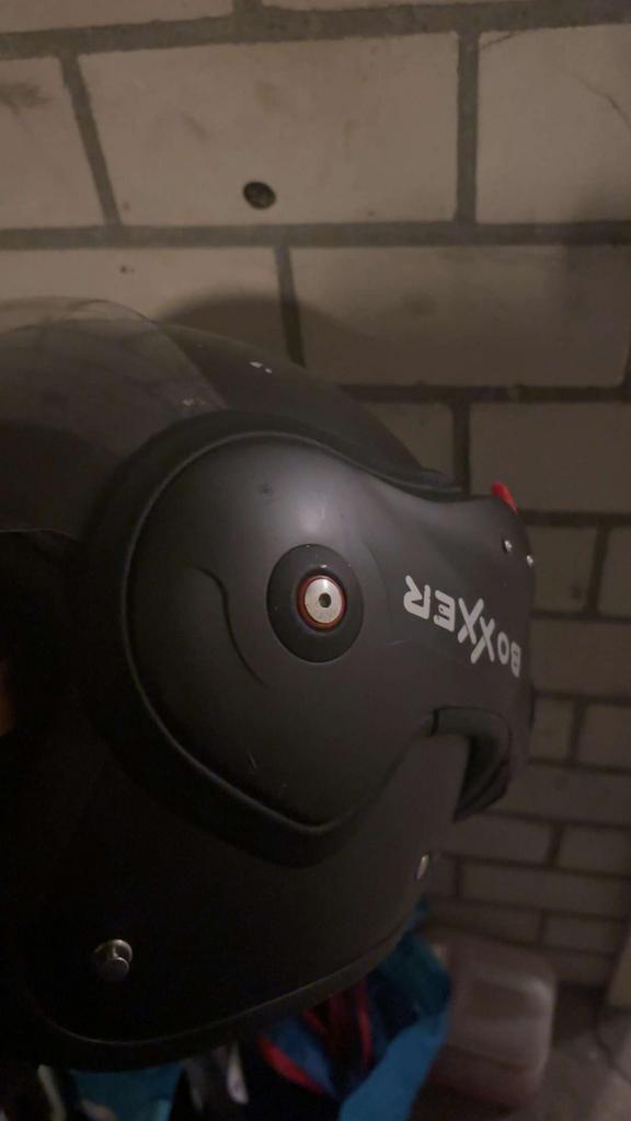 Boxxer helm, Fietsen en Brommers, Brommerhelmen, Ophalen of Verzenden, Zo goed als nieuw