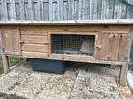 Konijnenhok buitenhok met ren, Dieren en Toebehoren, Ophalen, 90 cm of meer, Konijn, Hok