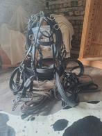 Nieuw enkelspan tuig Ideal Leathertech zwart maat Full, Dieren en Toebehoren, Ophalen, Nieuw, Overige soorten