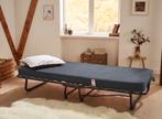 Opklapbed 80x190 cm met hoes - nooit gebruikt, Ophalen, Eenpersoons, Nieuw, 190 cm of minder