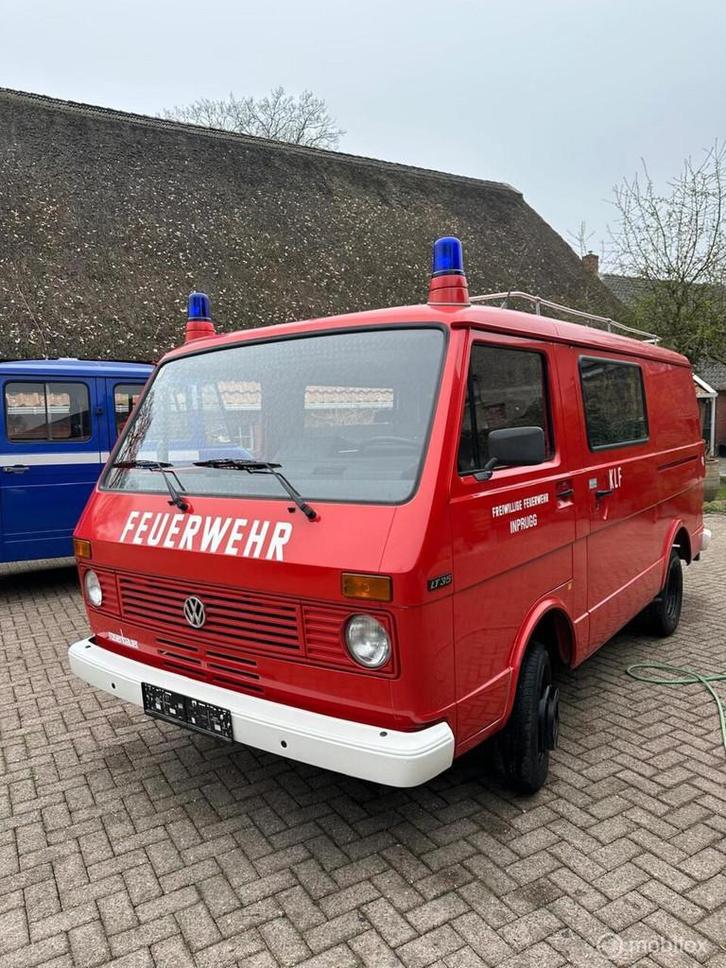 Volkswagen LT 35 bj 1984 brandweer 25598 km benzine, Auto's, Oldtimers, Bedrijf, Te koop, Volkswagen, Benzine, Overige carrosserieën