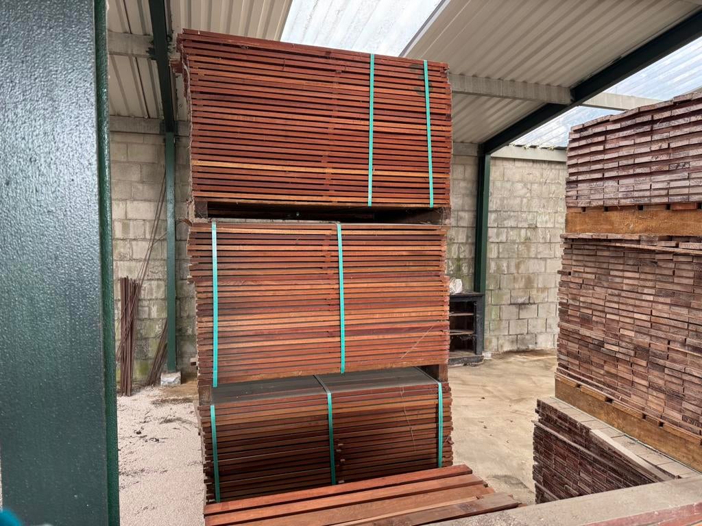 Jatoba houten planken, nieuw, per pallet van 36 m2, vlonder, Ophalen, Nieuw, Nb, Nb