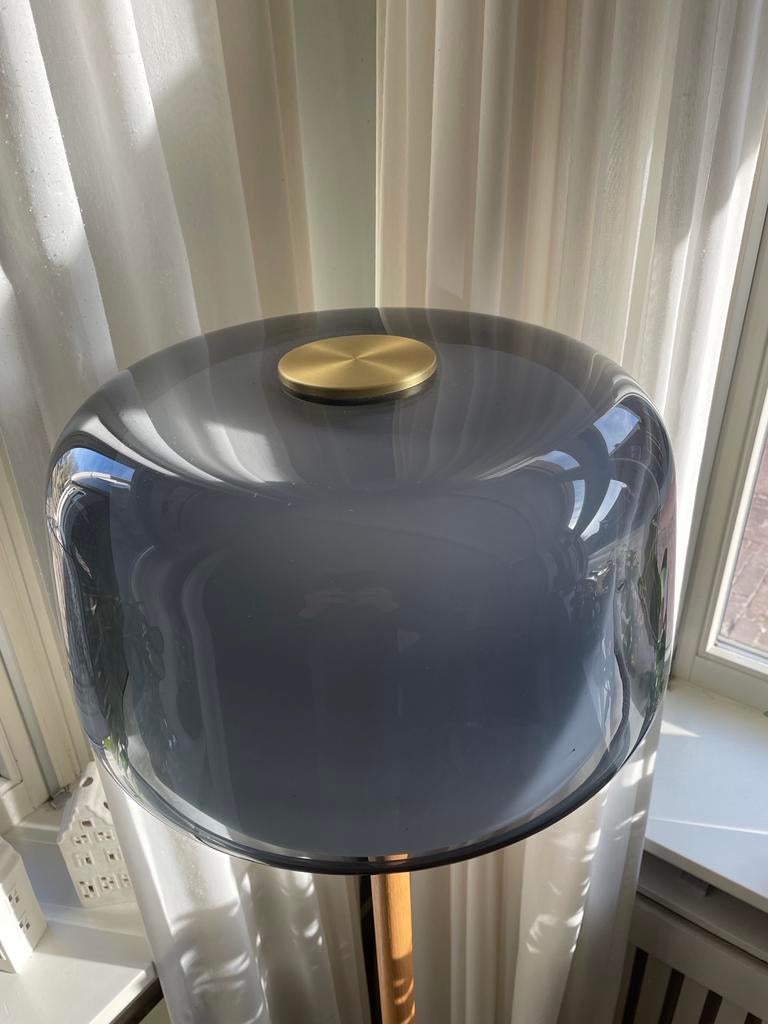 IKEA Staande Lamp met Marmeren Voet en Houten Poot, Ophalen of Verzenden, Zo goed als nieuw, Hout, 150 tot 200 cm