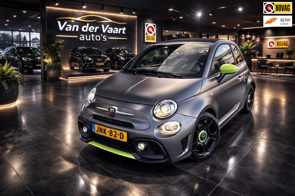 Fiat 500 CABRIO 1.4 T-Jet Abarth Turismo 70th Anniversary, Auto's, Fiat, Voorwielaandrijving, Parkeersensor, Gebruikt, Euro 6