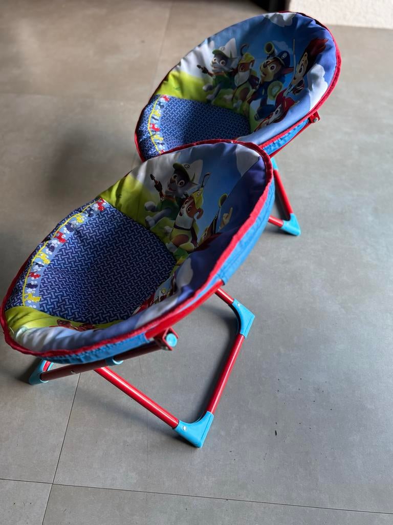 Opklapbare Paw Patrol Kinderstoeltjes - Ideaal voor Camping, Kinderen en Baby's, Kinderstoelen, Ophalen, Gebruikt, Inklapstoel