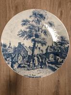 Delfts Blauw Chemkefa Wandbord 'De Herfst' Handgeschilderd, Ophalen of Verzenden