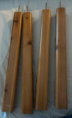 Flexa bedverhogers voor halfhoogslaper, gelakt hout, Ophalen of Verzenden, Gebruikt, Hout