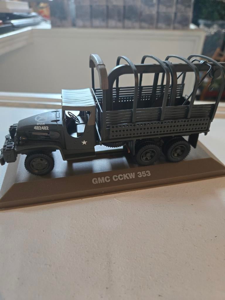 Atlas Collections GMC CCKW 353 Legertruck Model, Verzenden, Nieuw, 1:32 tot 1:50, Truck