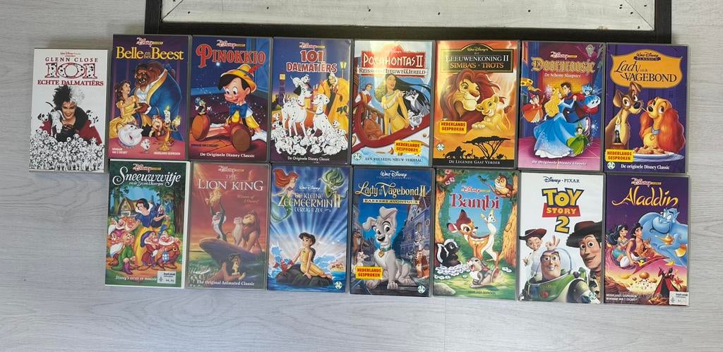Diverse VHS kinderfilms, Tekenfilm, Alle leeftijden, Ophalen of Verzenden, Zo goed als nieuw