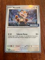 Meowth Indomilk Pokémon promo, Ophalen of Verzenden, Nieuw, Losse kaart