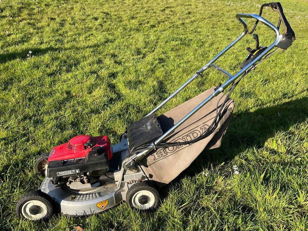 Honda Hydrostaat Grasmaaier - Nagezien en Direct Inzetbaar, Cirkelmaaier, Honda, Gebruikt, Ophalen of Verzenden