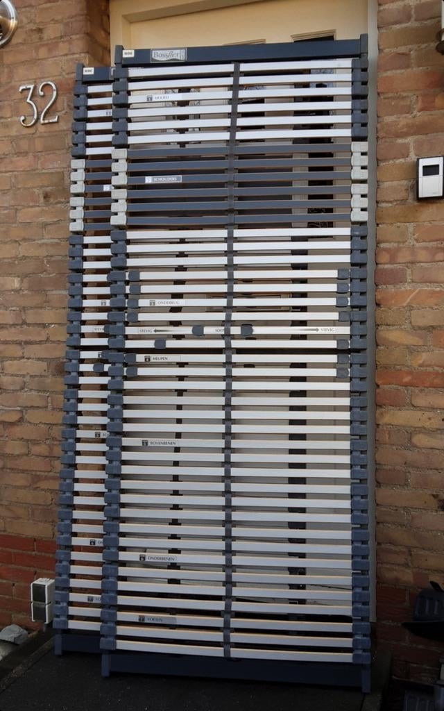 600VL Bossflex luxe bedbodems 80 lattenbodems 160 totaal, Kinderen en Baby's, Kinderkamer | Bedden, Ophalen, Lattenbodem, 180 cm of meer