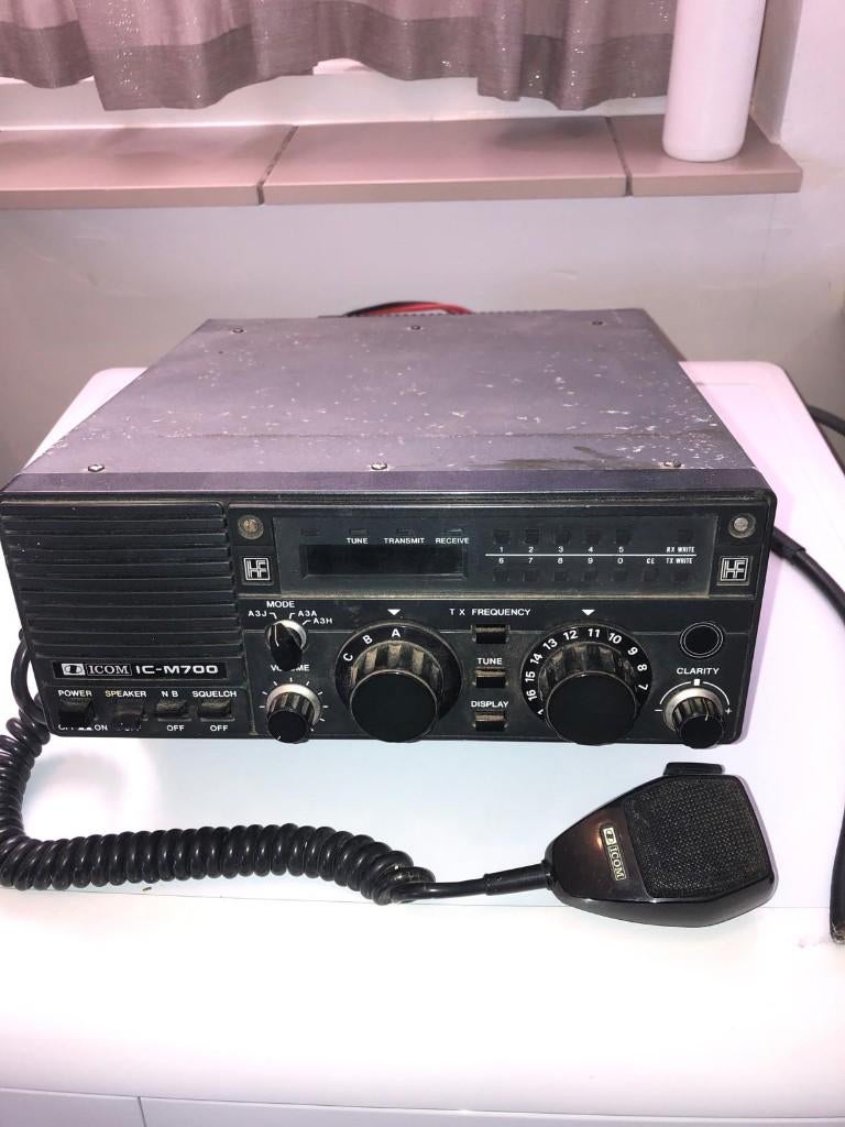 Scheepszender ICOM IC-M700 met auto tuner, Telecommunicatie, Zenders en Ontvangers, Ophalen of Verzenden, Gebruikt, Zender en Ontvanger