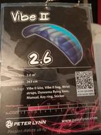 Peter Lynn Vibe2  2.6 matrasvlieger. Opruiming., Ophalen, Nieuw, Tweelijns, Vlieger