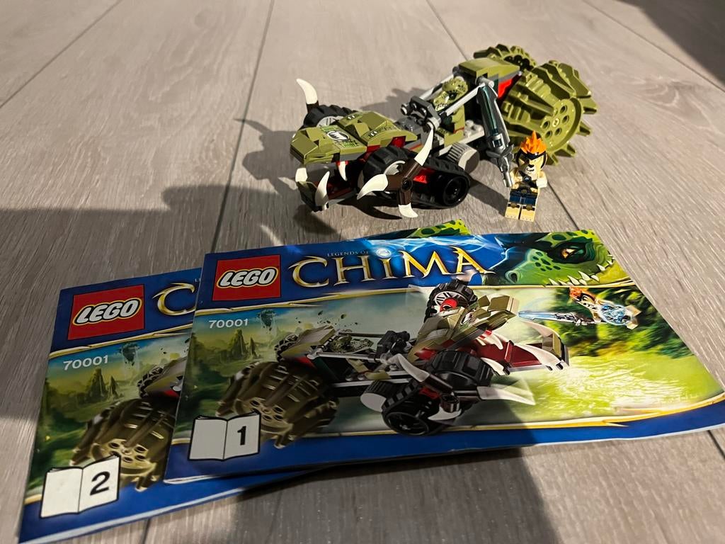 Lego Chima 70001 Crawl-ketser complete set met instructies, Overige thema's, Lego, Ophalen of Verzenden, Complete set