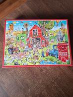 Doodle Town Boerderij Puzzel 1000 stukjes - cobble hill, Ophalen of Verzenden, 500 t/m 1500 stukjes, Zo goed als nieuw, Legpuzzel