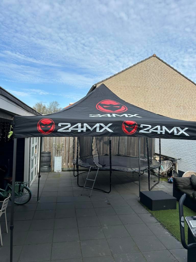 24 MX tent 3x3 meter, Tuin en Terras, Partytenten, Ophalen, Gebruikt, Minder dan 5 meter, Opvouwbaar