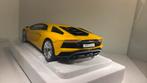 Sale Lamborghini Aventador s yellow autoart 1.18, Ophalen of Verzenden, Autoart, A, A