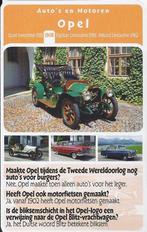 W2272 autokaartje opel 1908, Ophalen of Verzenden, Zo goed als nieuw, Auto's
