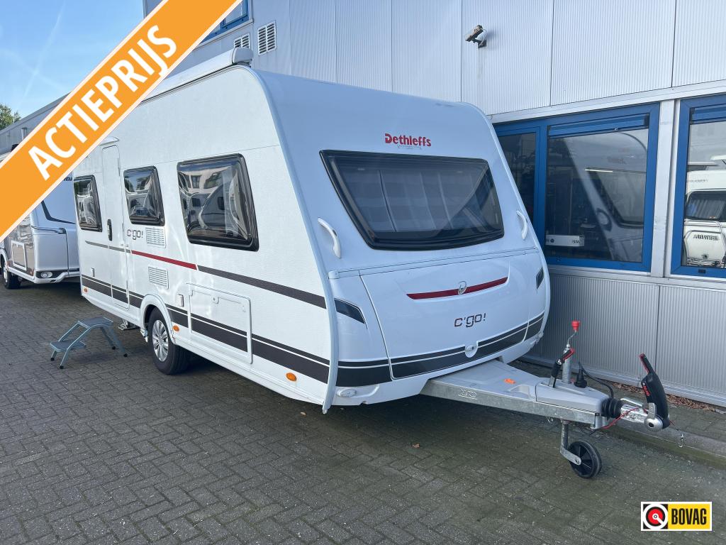 Dethleffs C'Go 475 EL - 2023 MOVER,LUIFEL, VLOERVERWARMING, Caravans en Kamperen, Caravans, Bedrijf, Tot en met 3, Dethleffs, 5 tot 6 meter