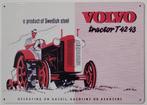 Volvo Tractor T42-43 reclamebord van metaal wandbord deco