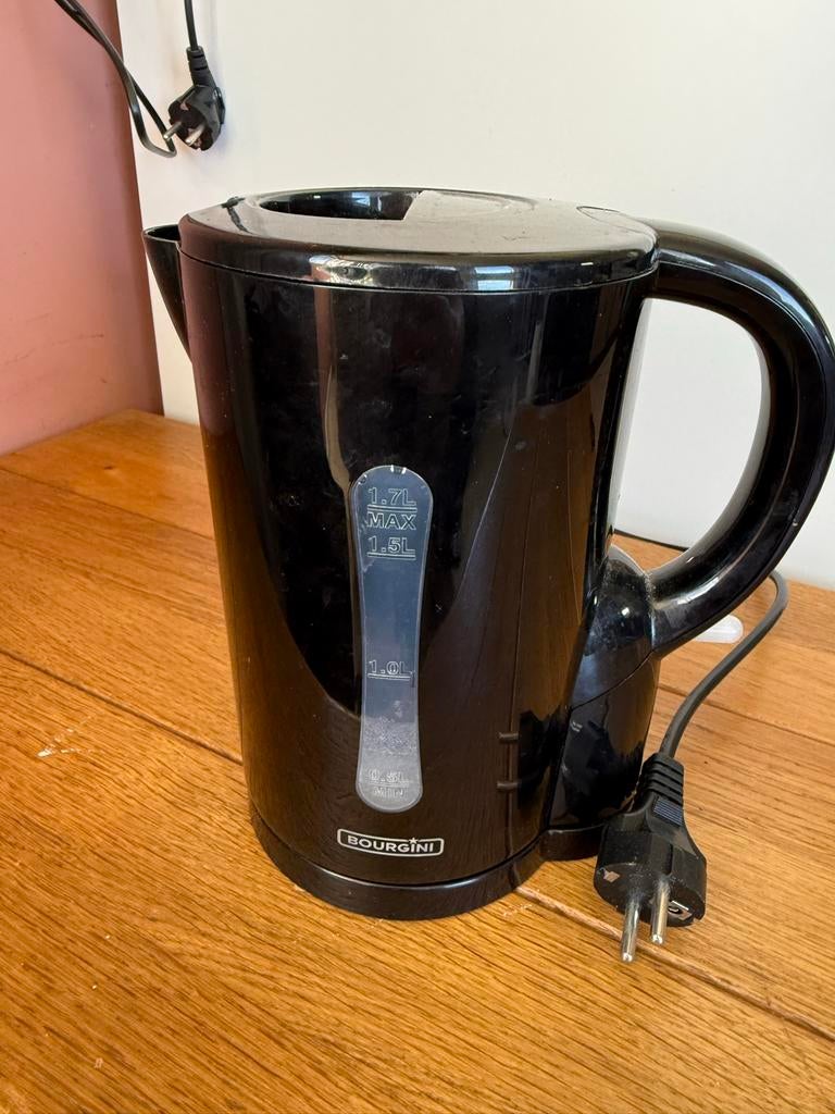 Bourgini waterkoker 1.7liter, 1 tot 2 liter, Ophalen of Verzenden, Gebruikt