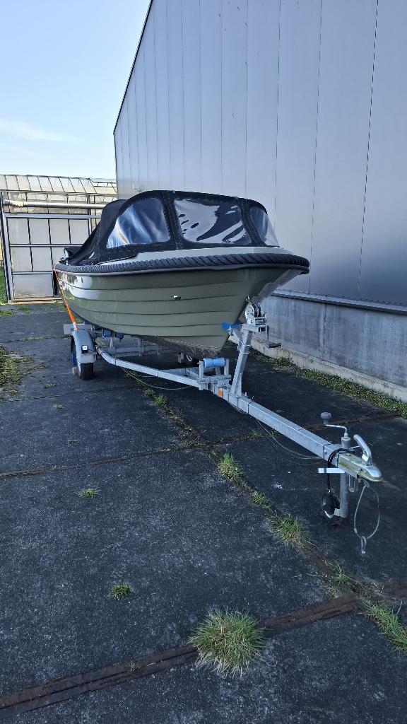 Beauty 540 Tender sloep (2021) -20 pk -trailer - Nieuwstaat!, Watersport en Boten, Sloepen, Ophalen, 10 tot 30 pk, Zo goed als nieuw