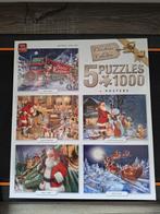King Christmas Collection 5 puzzels van 1000 stukjes, Ophalen, 500 t/m 1500 stukjes