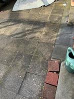 Gratis tuintegels grijs/wit - ca. 35m2, Gebruikt, Ophalen of Verzenden, 10 m² of meer, Beton
