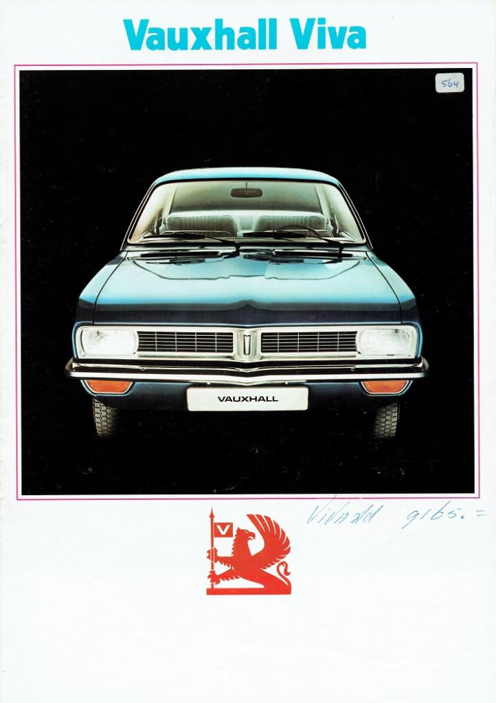 Folder Vauxhall Viva (ca.1974), Verzenden, Gelezen, Overige merken