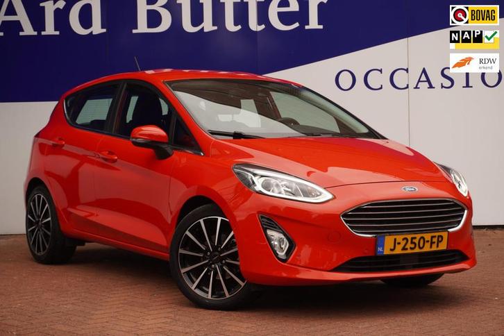 Ford Fiesta 1.0 EcoBoost Titanium 125PK / 1EIG / Camera / Ca, Auto's, Ford, Bedrijf, Te koop, Fiësta, ABS, Achteruitrijcamera