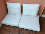 Tuinkussens Ikea 2x zitkussen 2x rugkussen beige, Ophalen, Gebruikt