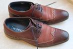 Braend Nette Leren Herenschoenen mt 44, Bruin, Braend, Ophalen of Verzenden, Zo goed als nieuw