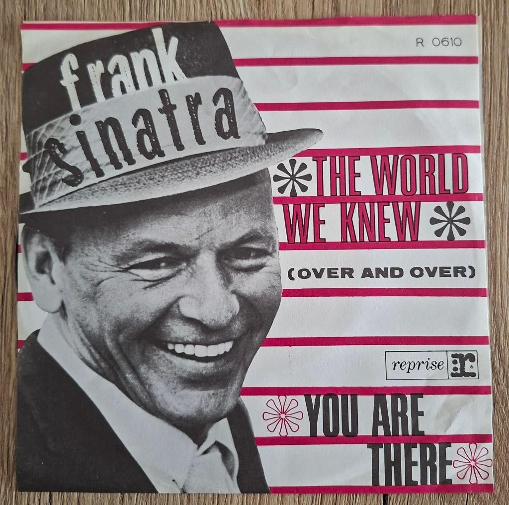 Frank Sinatra single The World We Knew (Over and over), Cd's en Dvd's, Vinyl Singles, Gebruikt, 7 inch, Single, Ophalen of Verzenden