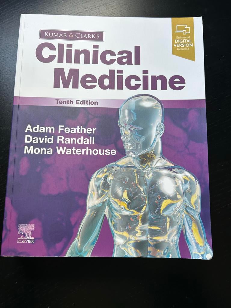 Clinical Medicine - Kumar & Clark's (Tiende Editie), Ophalen of Verzenden, Beta, Zo goed als nieuw, WO