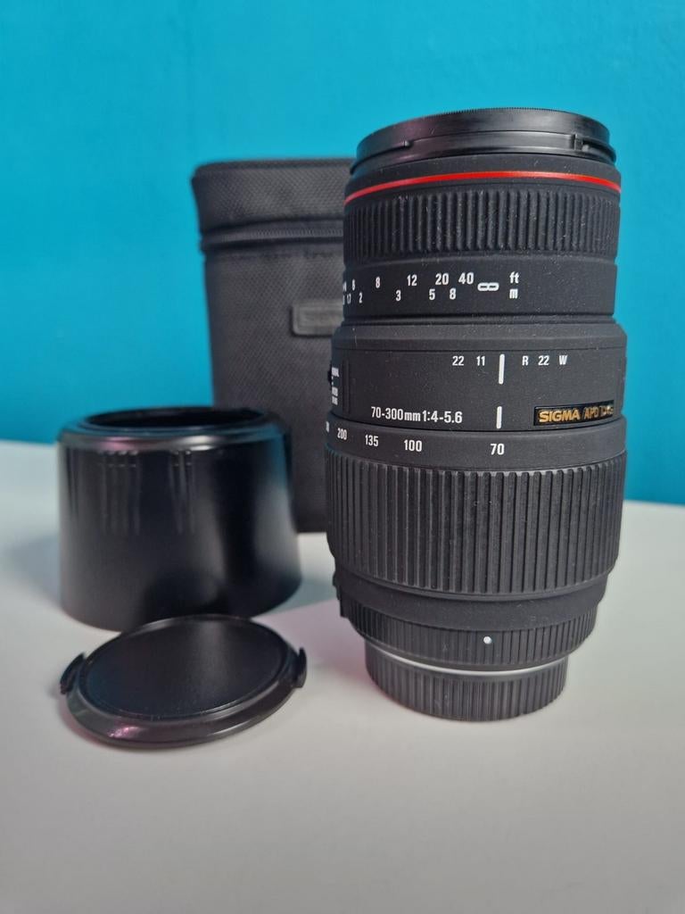 Sigma APO DG 70-300mm 1:4-5.6 lens, Audio, Tv en Foto, Fotografie | Lenzen en Objectieven, Ophalen of Verzenden