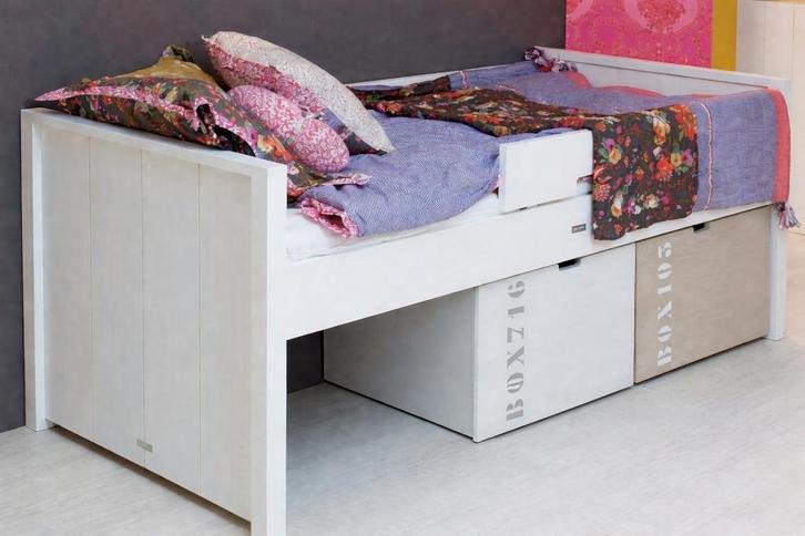 Bopita halve hoogslaper, Kinderen en Baby's, Kinderkamer | Stapelbedden en Hoogslapers, Zo goed als nieuw, Halfhoogslaper, Ophalen