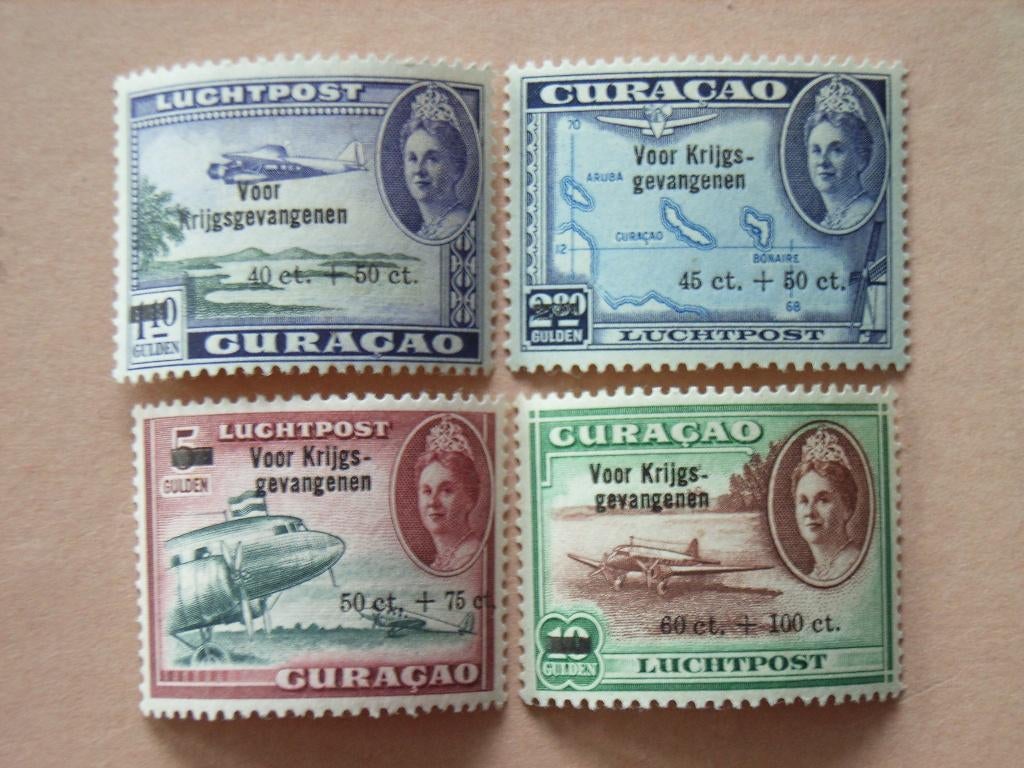 BL  Curacao LP41-LP44 Pf, Ophalen of Verzenden, Postfris