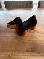 Teckel knuffel met pittenzak, Ophalen of Verzenden, Zo goed als nieuw, Hond