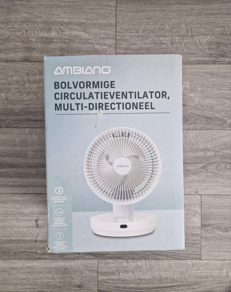 NIEUW: Luxe  Circulatieventilator, Witgoed en Apparatuur, Ventilatoren, Ophalen, Ventilator met afstandsbediening, Nieuw, Tafelventilator