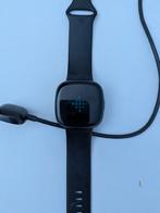 Fitbit Versa 4, Sieraden, Tassen en Uiterlijk, Smartwatches, Ophalen of Verzenden, Zo goed als nieuw, Zwart, Android