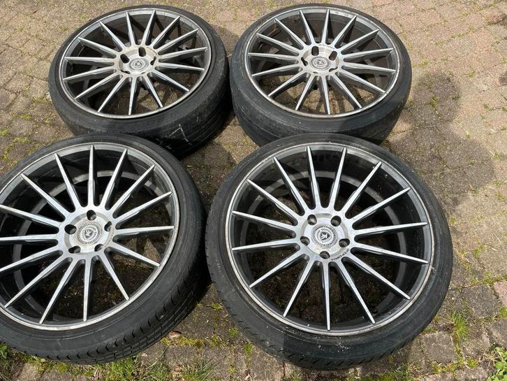 Breedset velgen 21 inch (Tesla), Auto-onderdelen, Banden en Velgen, Velg(en), Zomerbanden, 21 inch, 245 mm, Personenwagen, Gebruikt