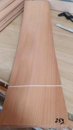 Beuken fineer 1,4mm , 65 x 15 cm, Ophalen of Verzenden